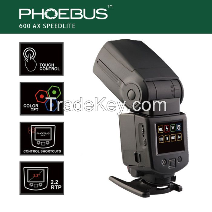 Phoebus New Touch Control Speedlite for Canon/Nikon Camera