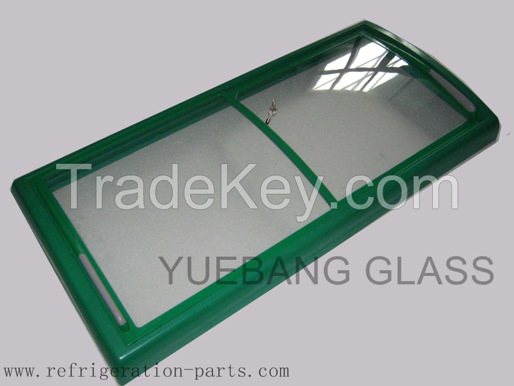 whole ABS injection glass door for chest freezer