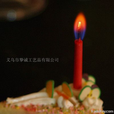 color flame birthday candles for party