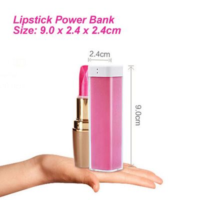 2200mAh Lipstick Power bank