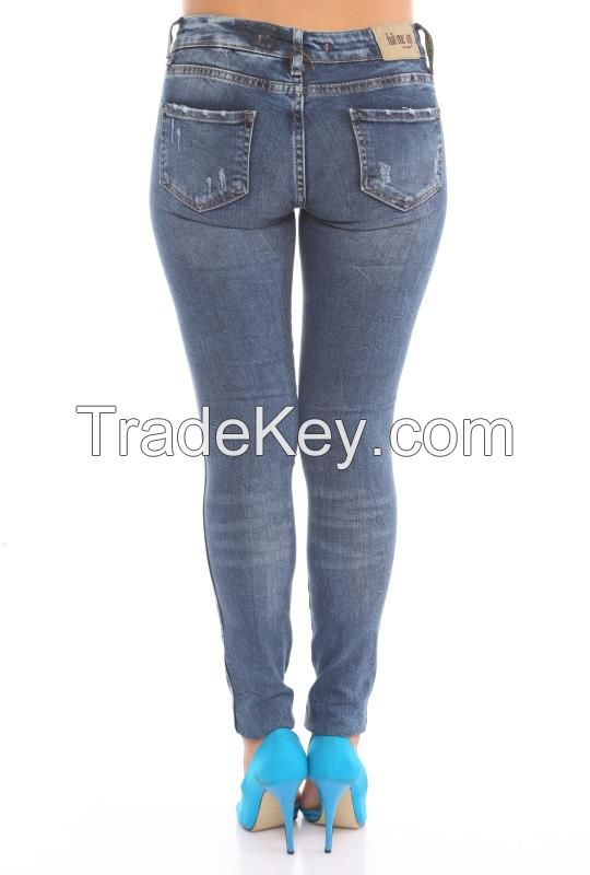 wholesale jeans for ladies autumn winter  2016 in Turkey