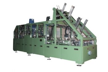 Wrap-around case packer for bottles or barrels