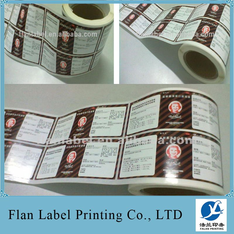 medicine bottles labels printing factory in China