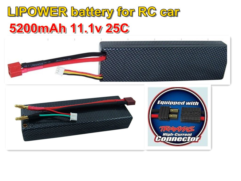 5200mAh 11.1V 25C lipo battery