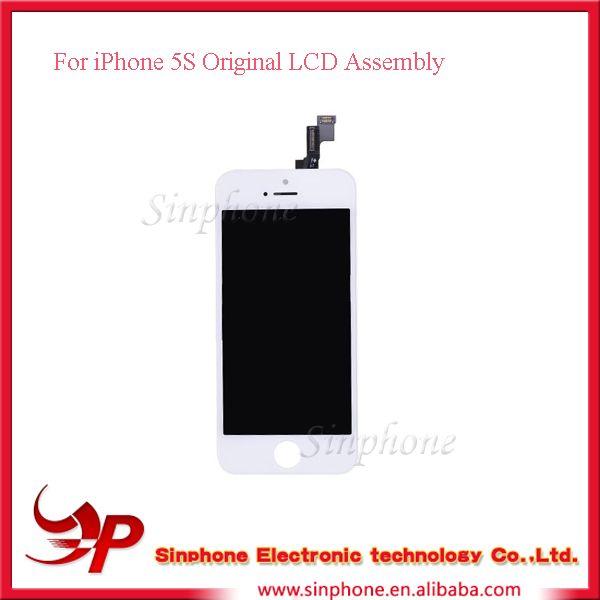 Original Working Black lcd screen assembly For iphone 5S