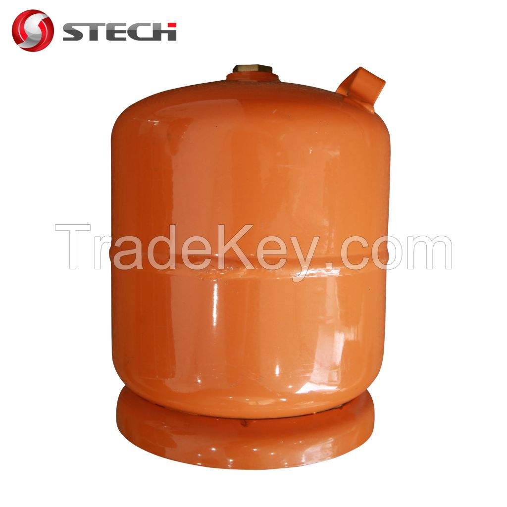 3kg portable refilled LPG cylinder for cooking camping in Africa