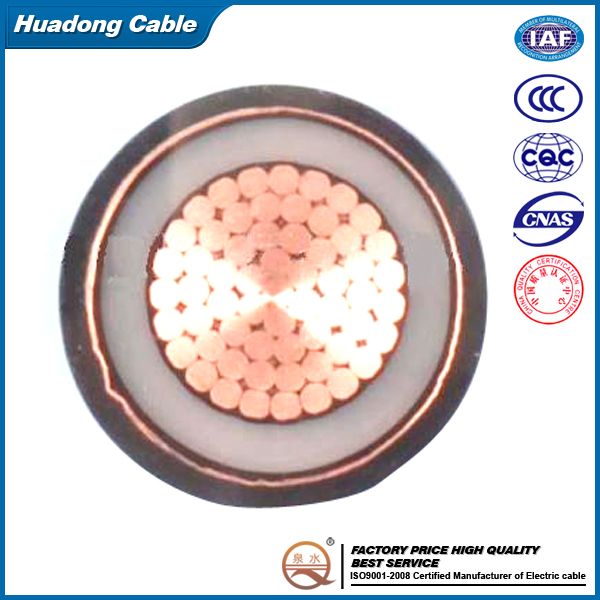 voltage up to 35KV underground XLPE copper armoured Power cable