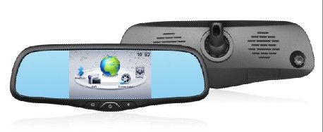 5inch gps car mirror dvr Android rearview mirror type DVR with GPS Bluetooth MP3 MP5