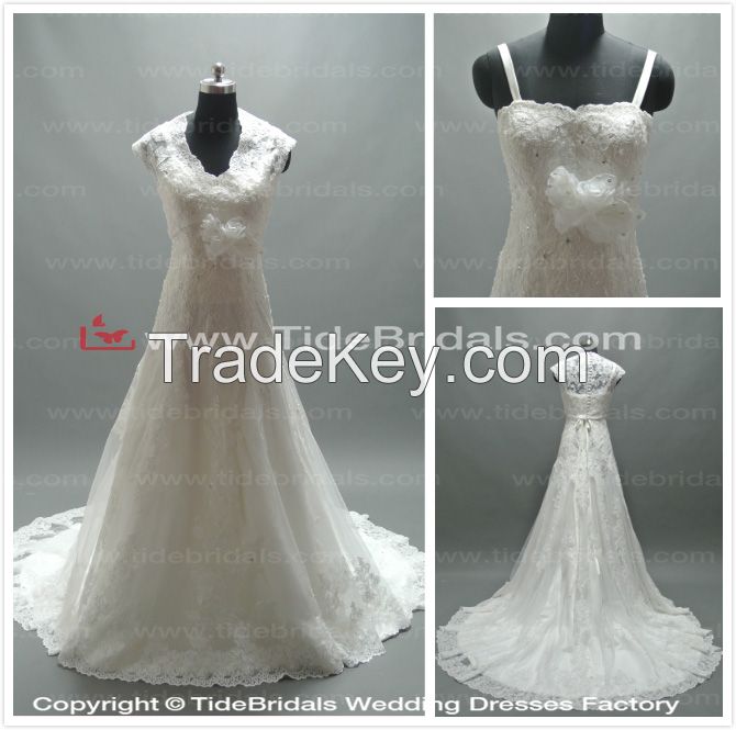 Top 1 lace wedding dress