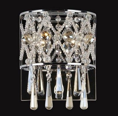 crystal wall light