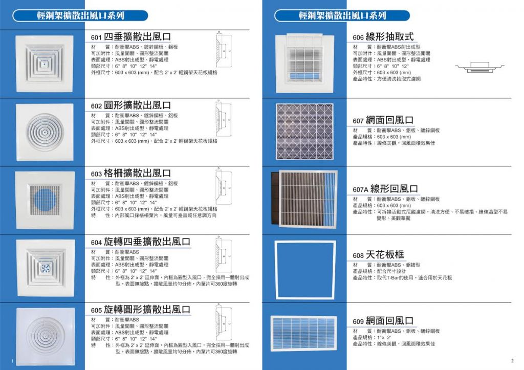 air conditioning vents square/roundair diffuser