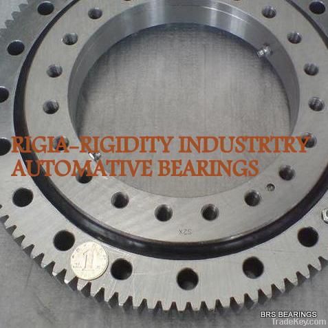 Slewing ring internal external gear teeth four point contact stainless