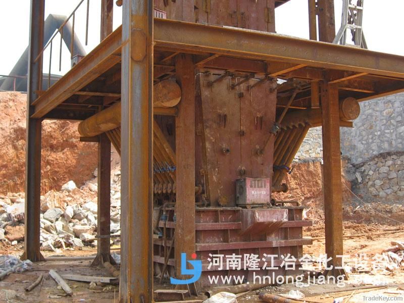 closed lead ore and concentrate smelting furnace