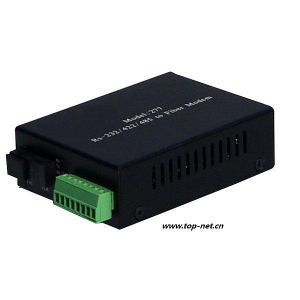 RS232/422/485 to Fiber Optic Modem