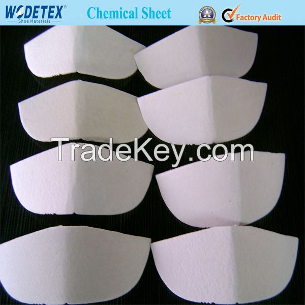 nonwoven chemical sheet for toe puff and back counter