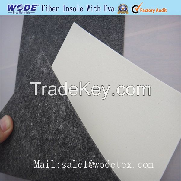 nonwoven insole board laminated with eva foam for shoe materials