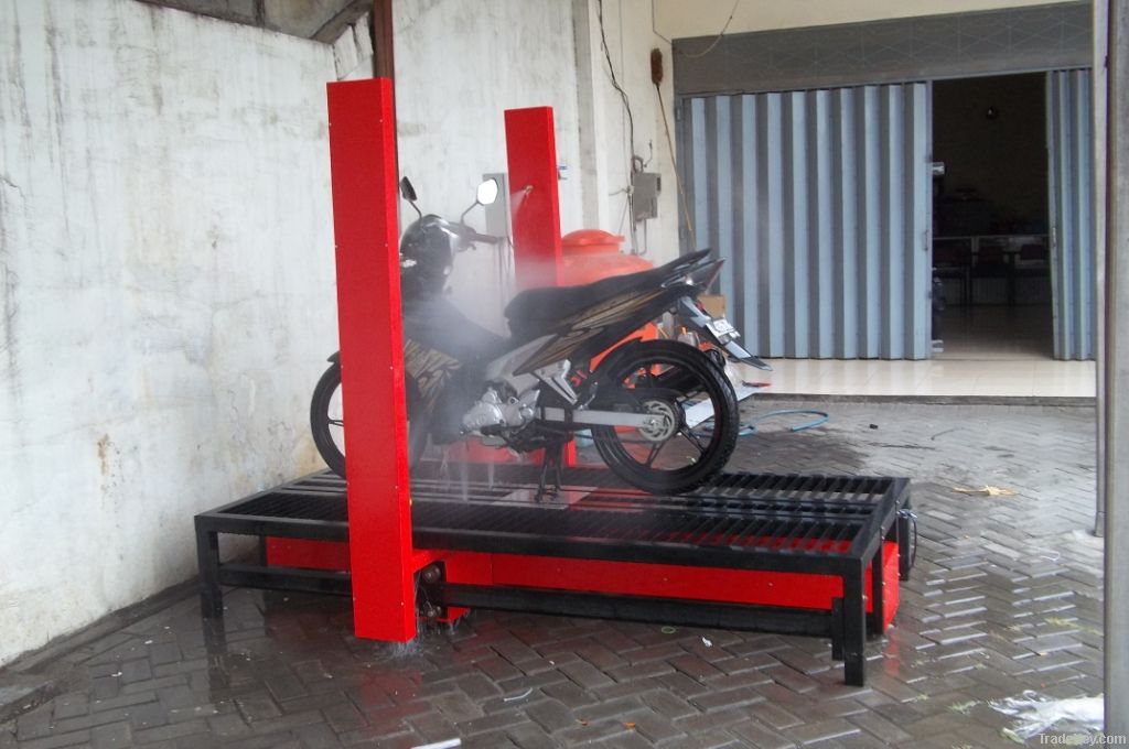 LIGHT-HEAVY, AUTOMATIC MOTORCYCLE WASHING- PORTABLE STYLE