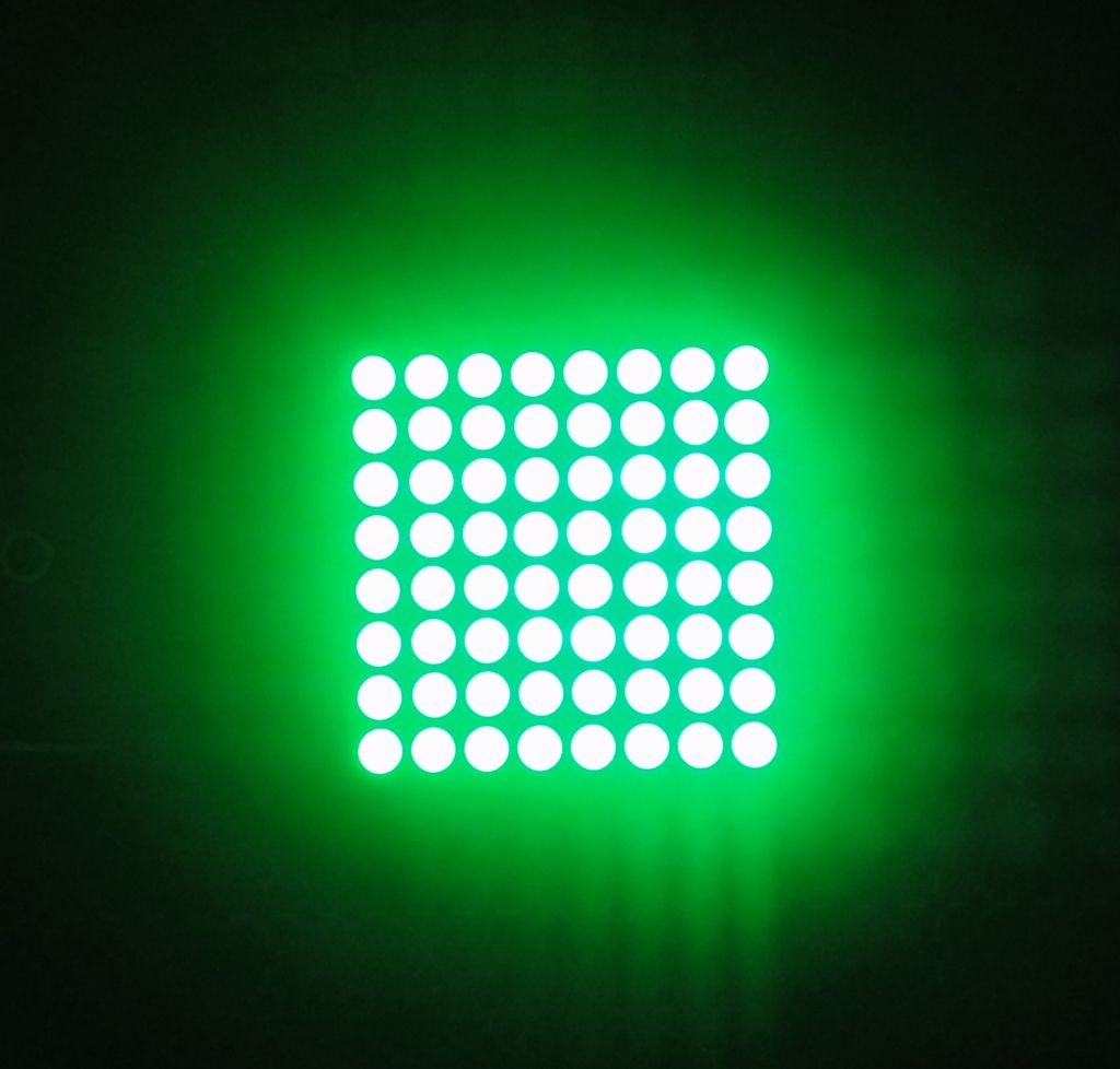 Factory price!!! Mini super red 8X8 led dot matrix display