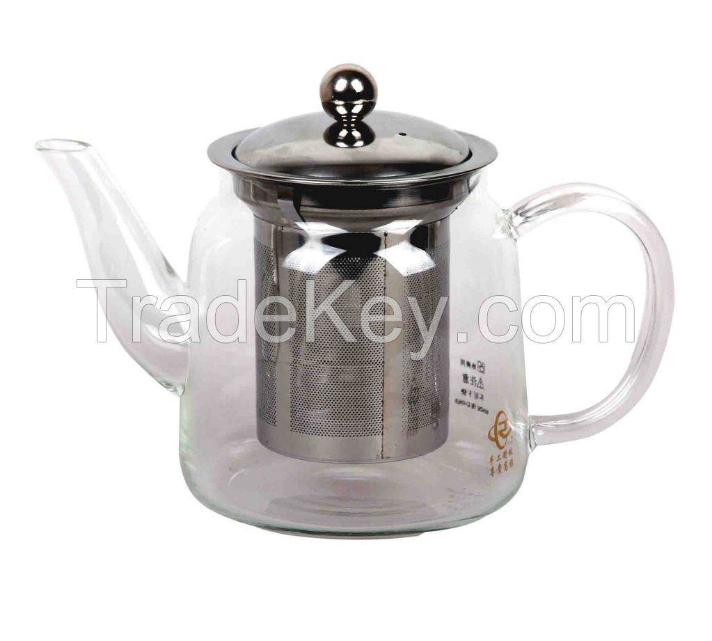 high borosilicate glass teapot