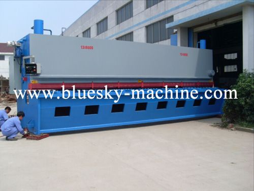 NC hydraulic guillotine shearing machine 