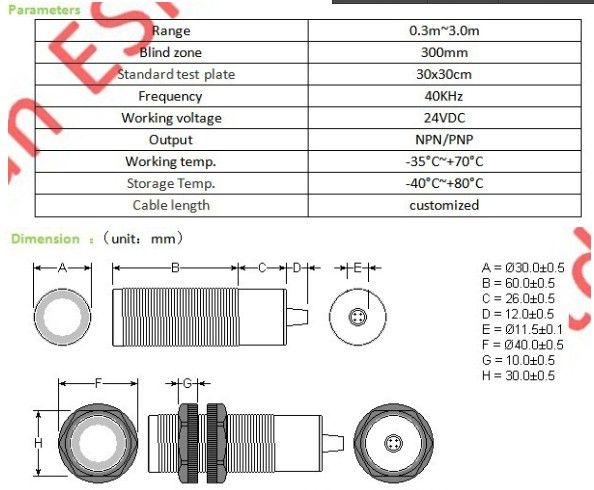 ultansonic level sensor