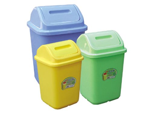 Plastic Waste Bin (Swing Cap)