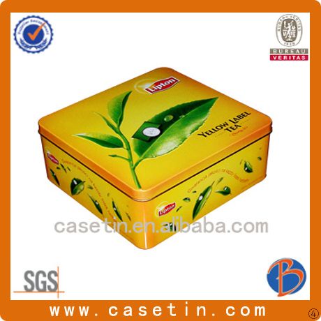 Made in chian tea metal packaging boxes