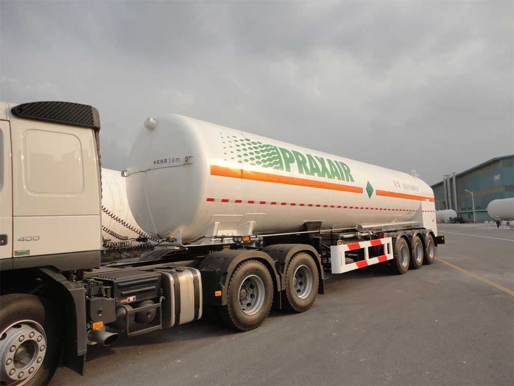 semi trailer for LIN/LOX/LAR/LNG