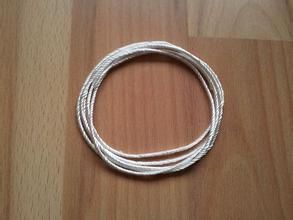 Braided silica hollow rope