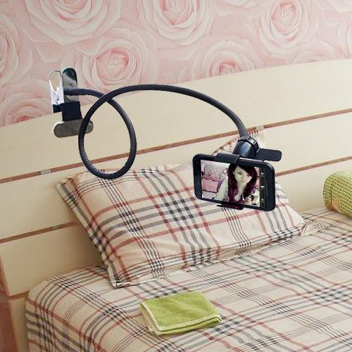 UNIVERSAL GOOSENECK LAZY BED/ TABLE/ DESKTOP/ CAR MULTI FUNCTIONAL MOUNT KIT HOLDER FOR CELL PHONE IPHONE GALAXY PSP