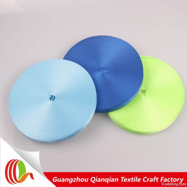 Heat transfer printed polyester webbing