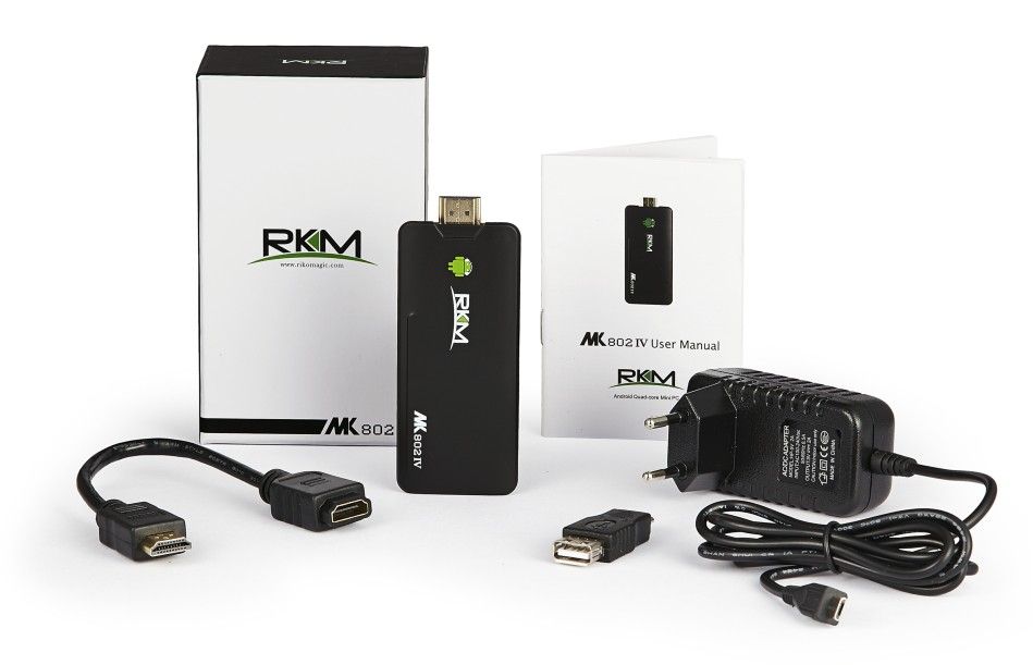 Rikomagic MK802IV Quad core Android 4.2 Rockchip RK3188 2G DDR3 8G ROM Bluetooth HDMI TF card