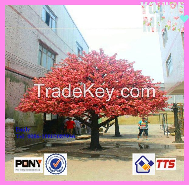 2014 hot sale wedding decor artificial tree, artificial cherry blossom tree