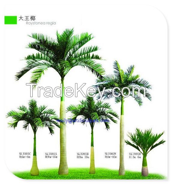 big artificial tree artificial  king coconut tree