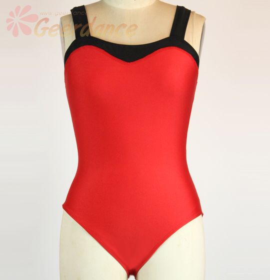 Geerdance Assorted color inserted front adult ballet leotard, dance leotard 15C1006 