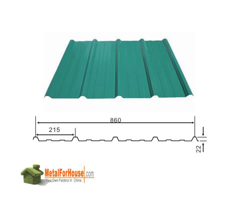 Corrugated Galvanized Steel Roofing Tile