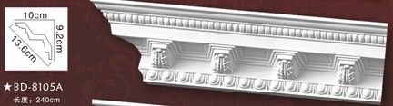 pu carved crown cornice