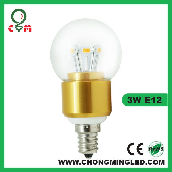  3W 4W 5W 6WDimmable E12/E14/E17/E26/E27 Led candle light   