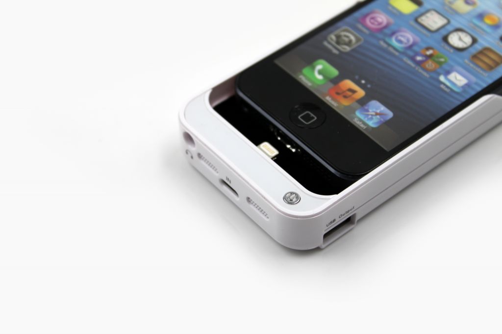 capacity 2,800mAh Li-ion Polymer power case for Iphone5/5c