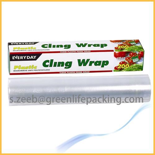 PVC cling film stretch wrap for hand wrapping