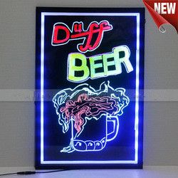 2014 hot sale new style hign quality waterproof erasable LED advertising board/led writing board/ 