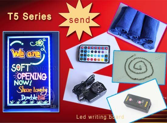 2014 hot sale new style hign quality waterproof erasable LED advertising board/led writing board/ 