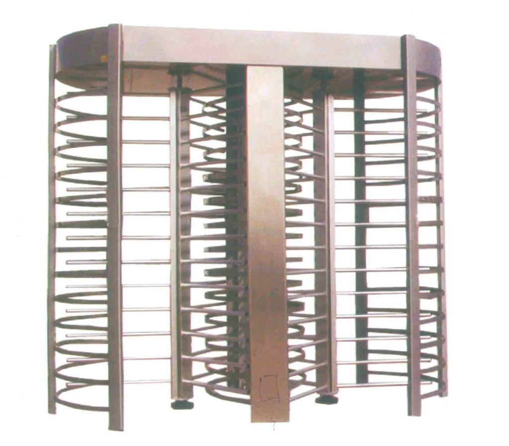 Access control 2 passages Full height turnstiles