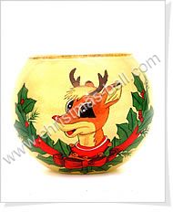 Glass Candle Holder (C-010)
