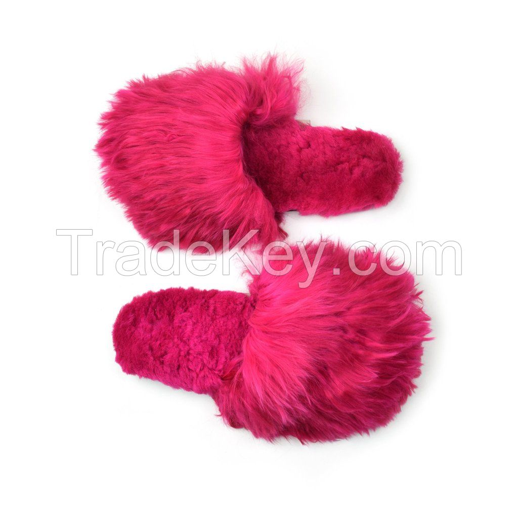 Alpaca Slippers - Fur slipper