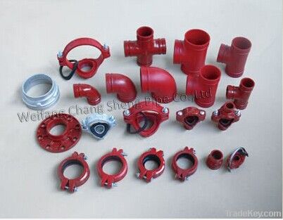 grooved pipe fittings for firefighting pipeline