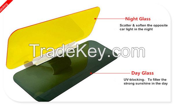 Summer essential Day and Night Anti-glare Car Sun Visor Driving Mirror