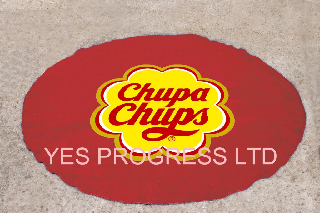 Beach Round Towel With Reactive Printing