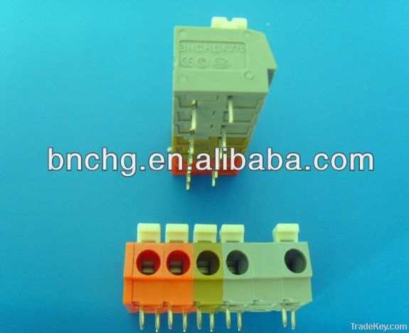 KZ7D screwless Terminal pcb spring terminal block 5.0mm WAGO 804