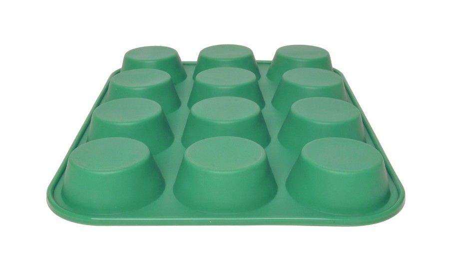 100% Food Grade Silicone Cupcake Baking Pan